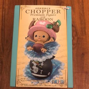 Chopper premium figure & raboon (one piece anime)